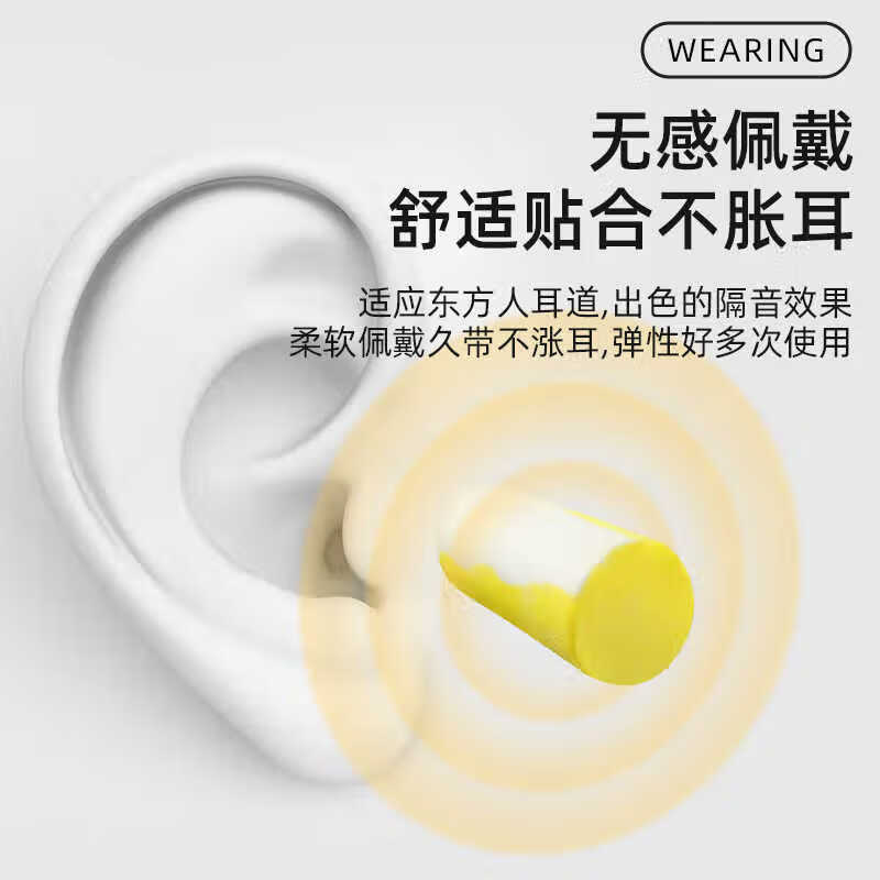 霍尼韦尔防噪隔音耳塞学生宿舍抗噪隔音睡眠隔音学习工作睡觉耳塞|undefined