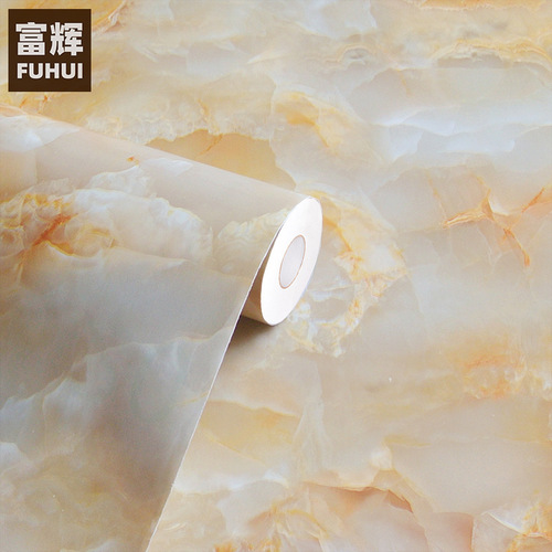 Thickened waterproof marble sticker kitchen bathroom oil-proof cabinet table table furniture renovation wallpaper wallpaper