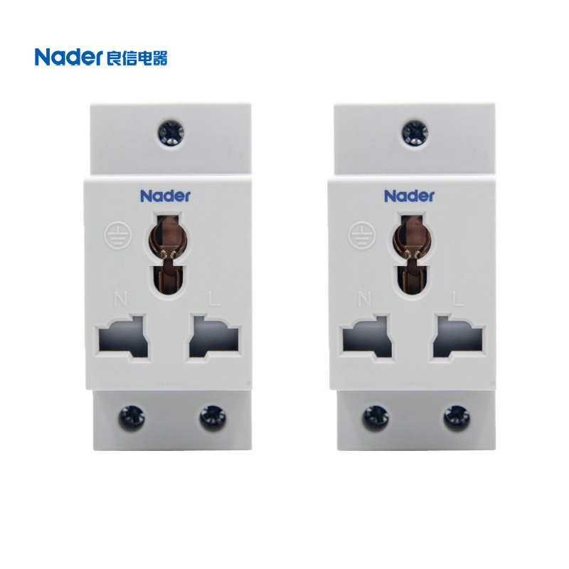 Nader上海良信 模数化插座3孔 工业插座10A孔插  NDA3-10/34