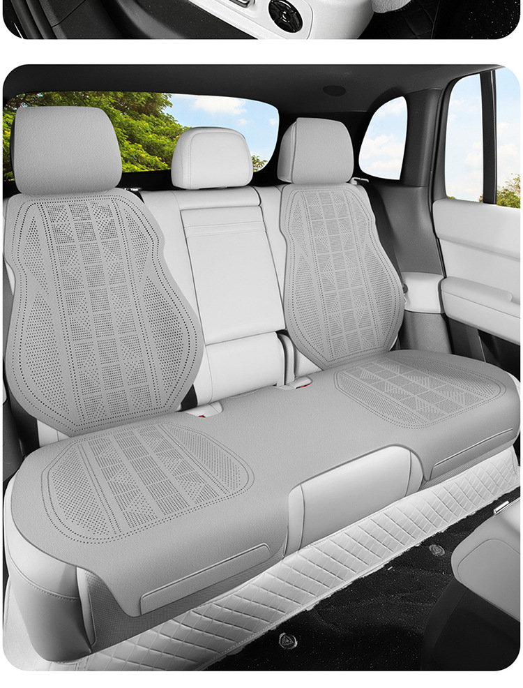 Faux Suede All-Season Car Seat Cushion, High-End Seat Cover, Ultra-Thin Full Surround, Breathable Summer Seat Cover