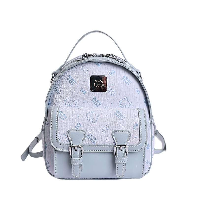 Moda extranjera estilo coreano simple sensación diaria 2026 nuevo hombro mochila bolsa de cubo portátil temperamento casual