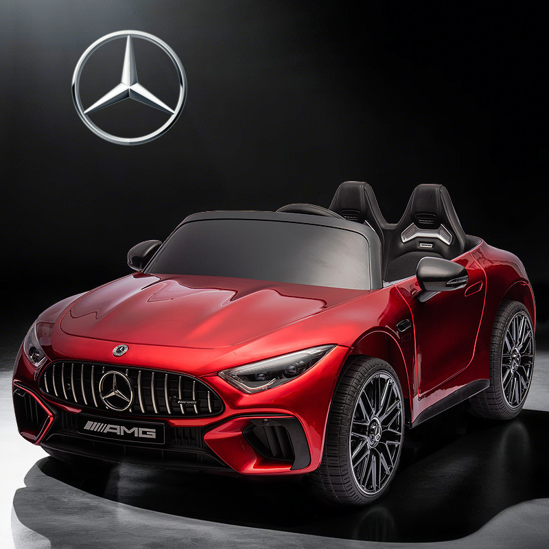New Mercedes-Benz SL63 children's electric car four-wheel boys and girls baby remote control car toy children's sports car can sit New Mercedes-Benz SL63 children's electric car four-wheel boys and girls baby remote control car toy children's sports car can sit
