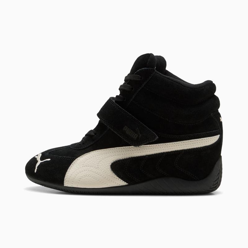 Puma SPEEDCAT WEDGE WNS suede chocolate bubble thin sole sneakers