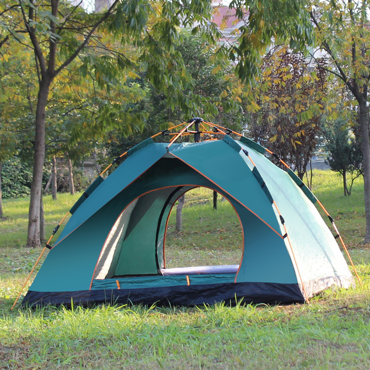 Sandy beach Tent Bedroom Travel? double-deck automatic Tent Camping outdoors Tent Double Camp Park Tent