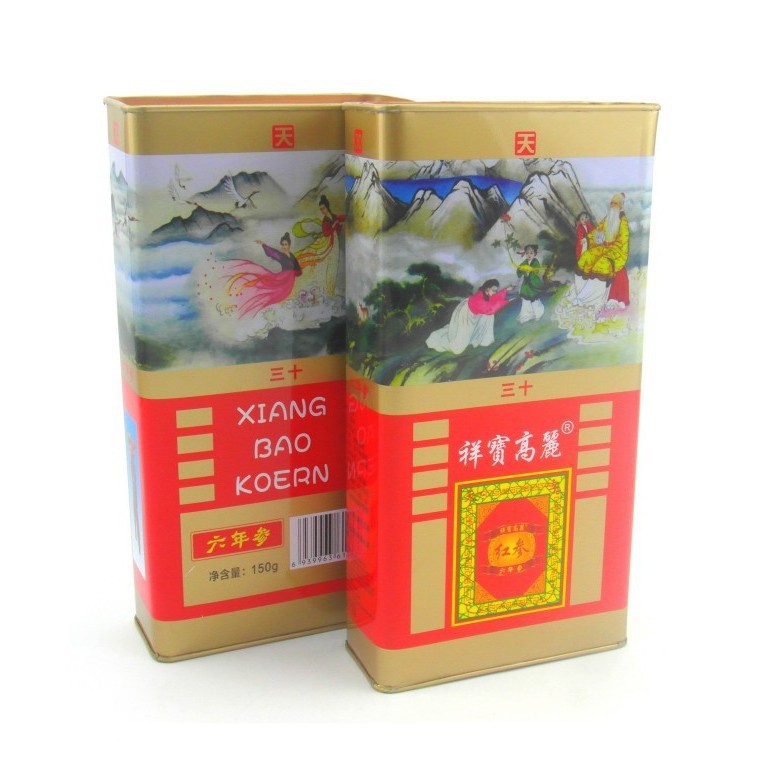 保健品铁盒 人参铁盒包装 特产包装盒 铁盒生产厂家