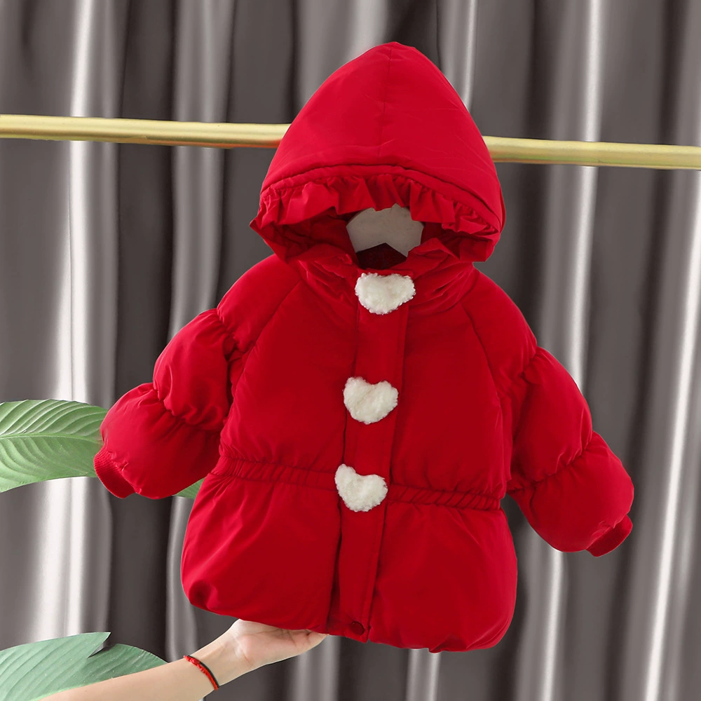 Warm children's demi-season down jacket