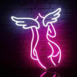 跨境亚马逊led霓虹灯墙壁装饰灯女生礼物台球室装饰灯usb接口