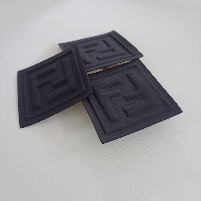 Clothing leather fabric PU leather concave-convex embossing 3D three-dimensional embossing trademark soft flocking pressure stereo logo Clothing leather fabric PU leather concave-convex embossing 3D three-dimensional embossing trademark soft flocking pressure stereo logo