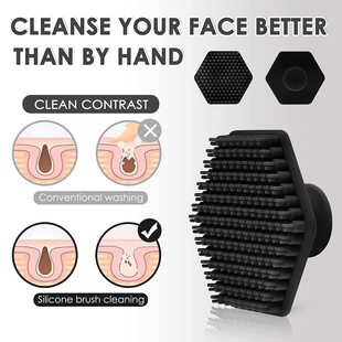 Cross Border Silicone Scrubber New Upgraded Gentle Silicone Face Brush Exfoliating Silicone Beard Clean X20
