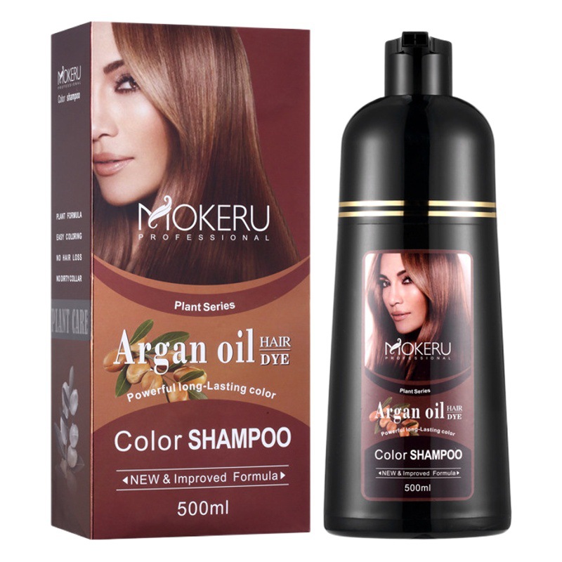 Machino Mokeru Hair Dye Plant Color Hair Dye Clear Water One Color Black Hair Care Product to Cover White Hair