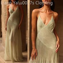 Ů�b���޵��������B��ȹLoose pleated camisole dress