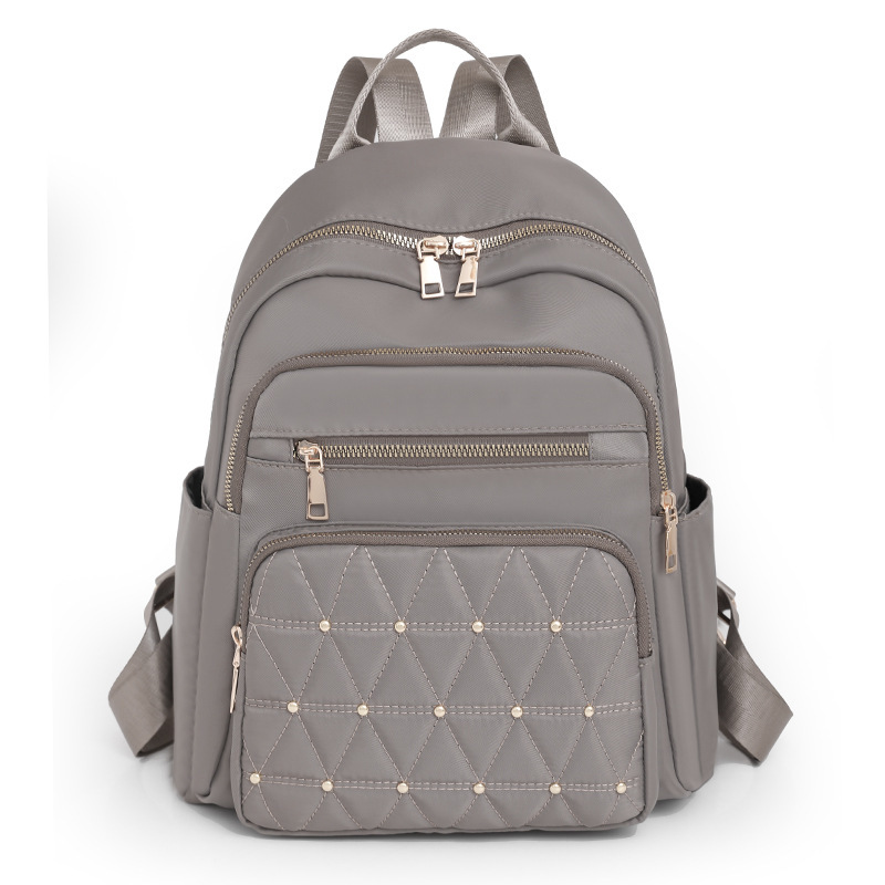 Cross-border Women's Backpack Large Capacity Daily Travel School Bag New Trend Versatile Fashion Oxford Fabric Backpack