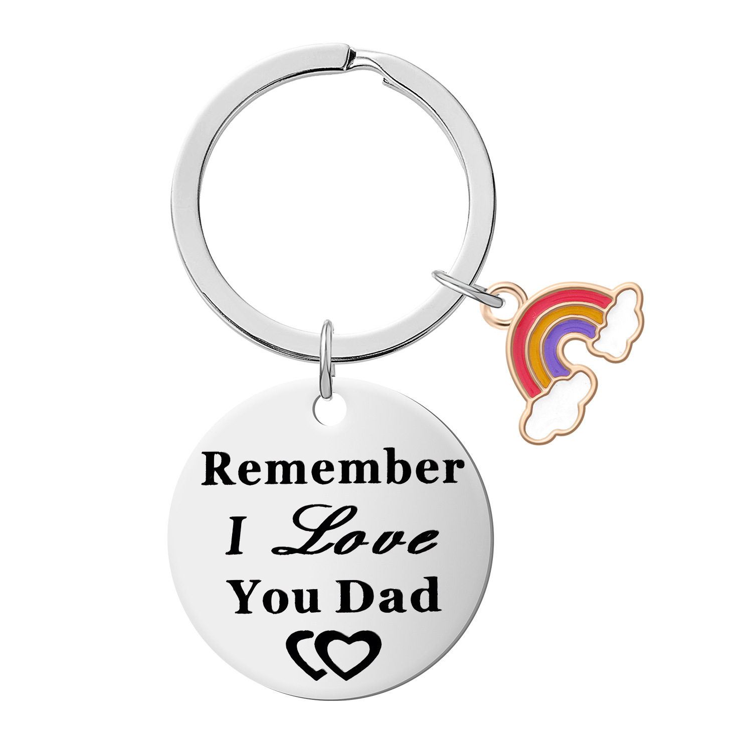 may you be proud 不锈钢钥匙扣感恩母亲节礼物吊坠挂饰跨境热销