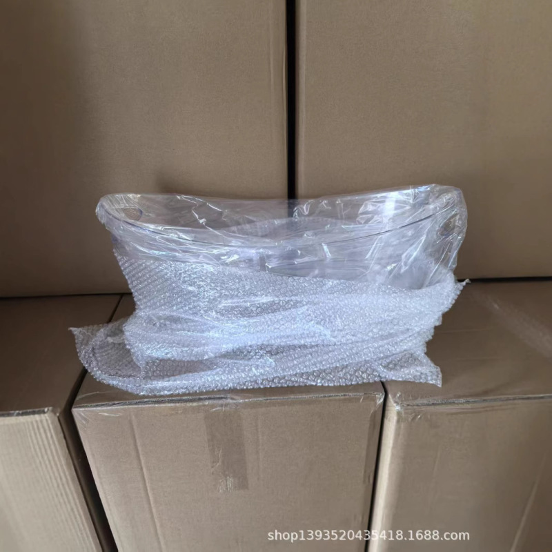 工場在庫プラスチック透明ボート型プラスチックシャンパンアイスバケツ5.5リットル容量ビールPS素材フラットクロスボーダー|undefined