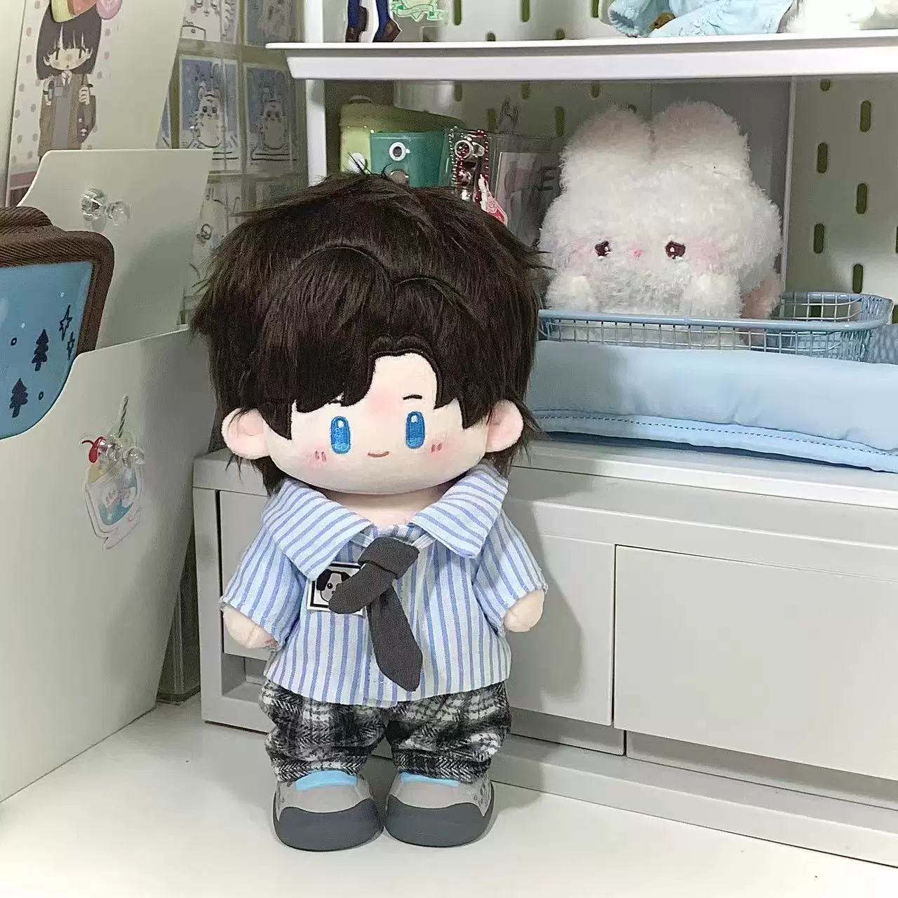 未定事件簿左然属性20CM棉花娃娃然然乐超正高颜值有属性周边玩偶