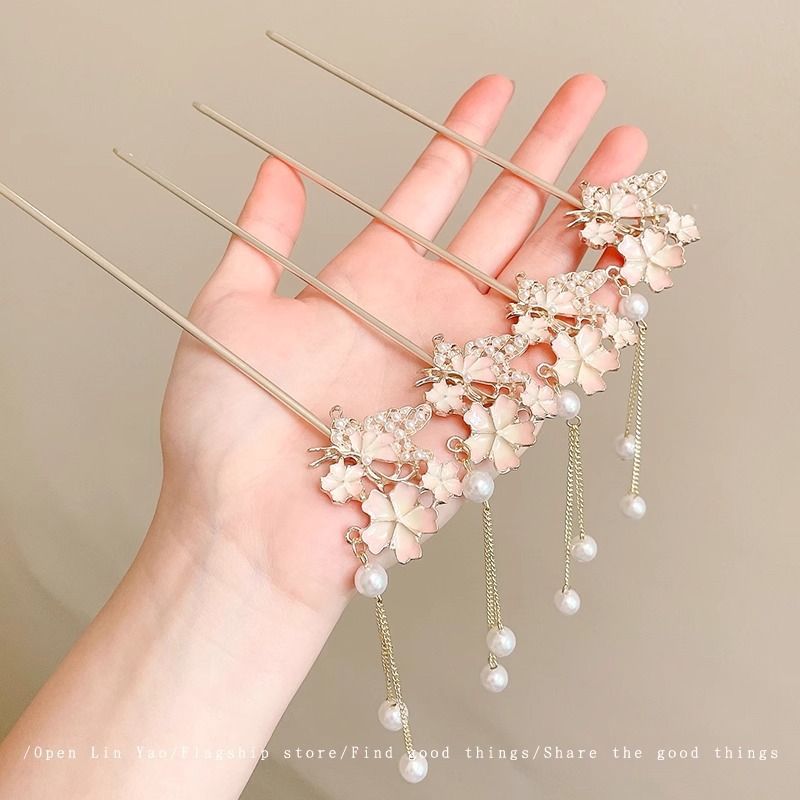 Nuevo estilo chino antiguo cabello de estilo LiuLiu paso agitar cabello de estilo femenino tocado de ropa de estilo chino retro cheongsam cabello de decoración