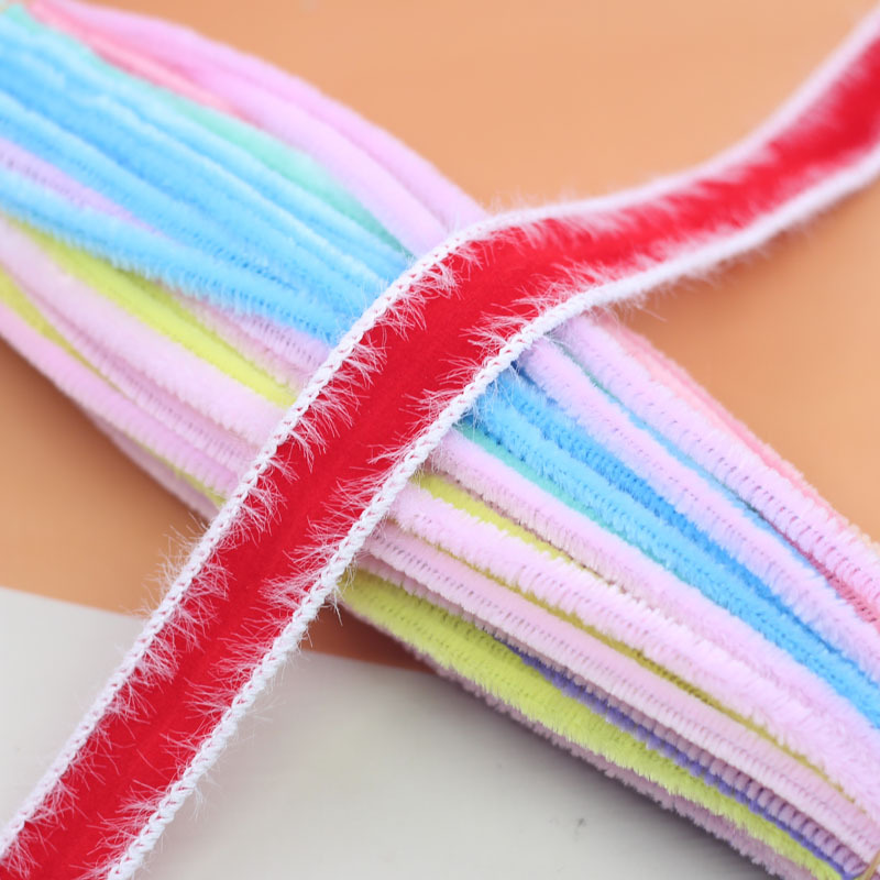 2.5 cm white edge flocking tape one meter