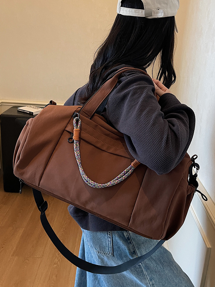 Hombres y mujeres, bolsas de equipaje de moda casual, bolsas de viaje portátiles, simples y versátiles, deportes al aire libre, fitness image 5