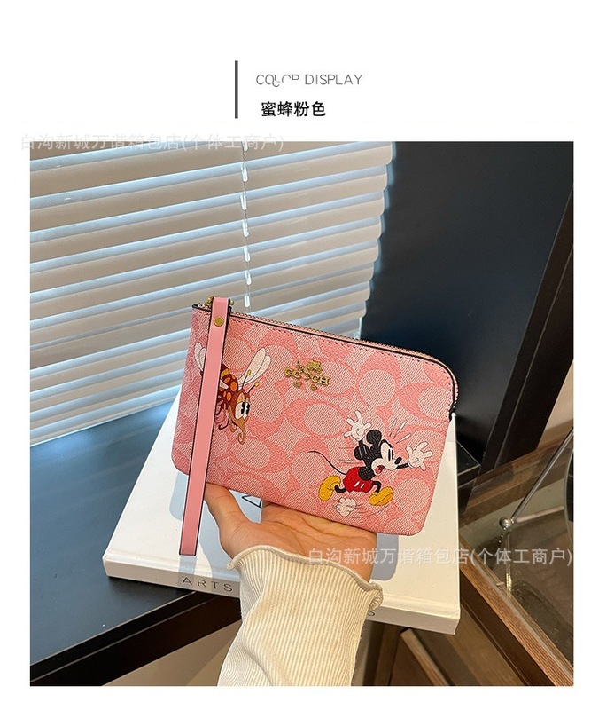 跨境时尚印花女士钱包2025春夏季新款手拿包女百搭简约时尚手机包|undefined
