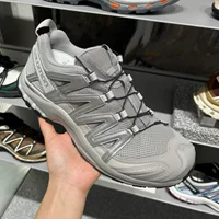 ☺ Salomon XAPRO 3D battlefield серые мужские и женские спортивные дышащие нескользящие кроссовки для альпинизма на открытом воздухе