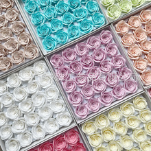 新款大花头朵拉玫瑰香皂花升级版永生花肥皂花束包装材料装饰diy