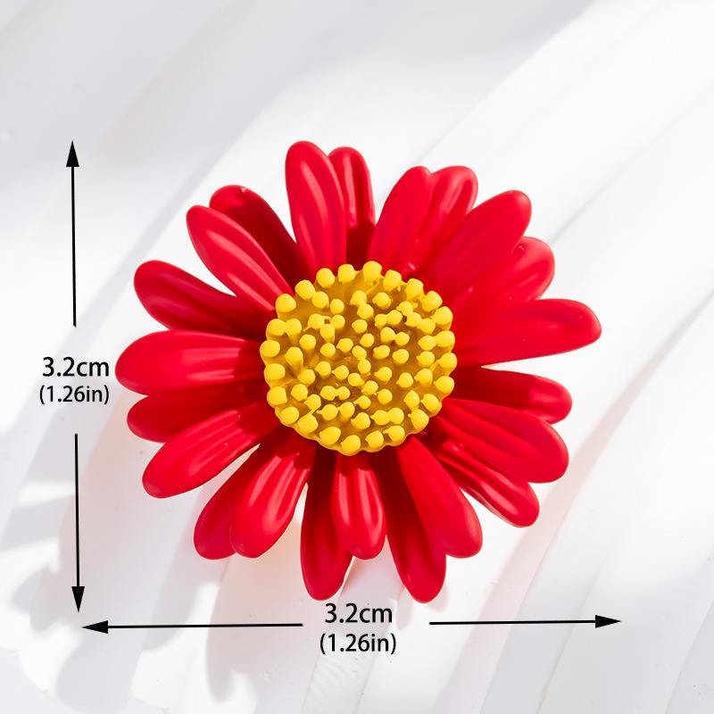 Sweet Flower Alloy Plating Women's Brooches display picture 1