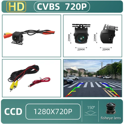Wide Angle 170 ° Vehicle camera - ccd-cvbs-fisheye-wide-angle-hd