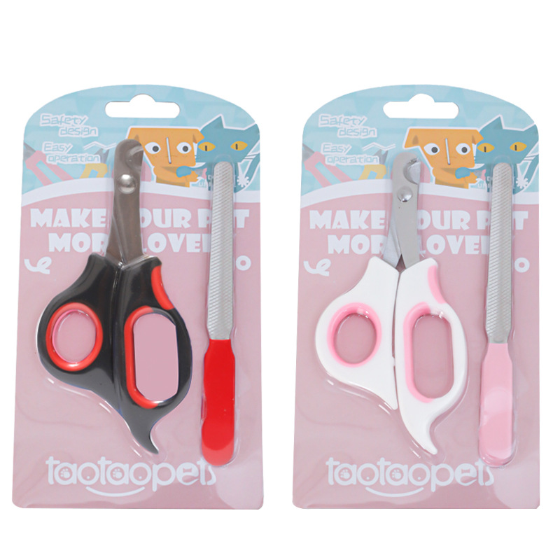 Fábrica al por mayor pequeño gato burbuja protector de dedo de goma gato cortaúñas mascotas limpieza garra amoladora con archivo