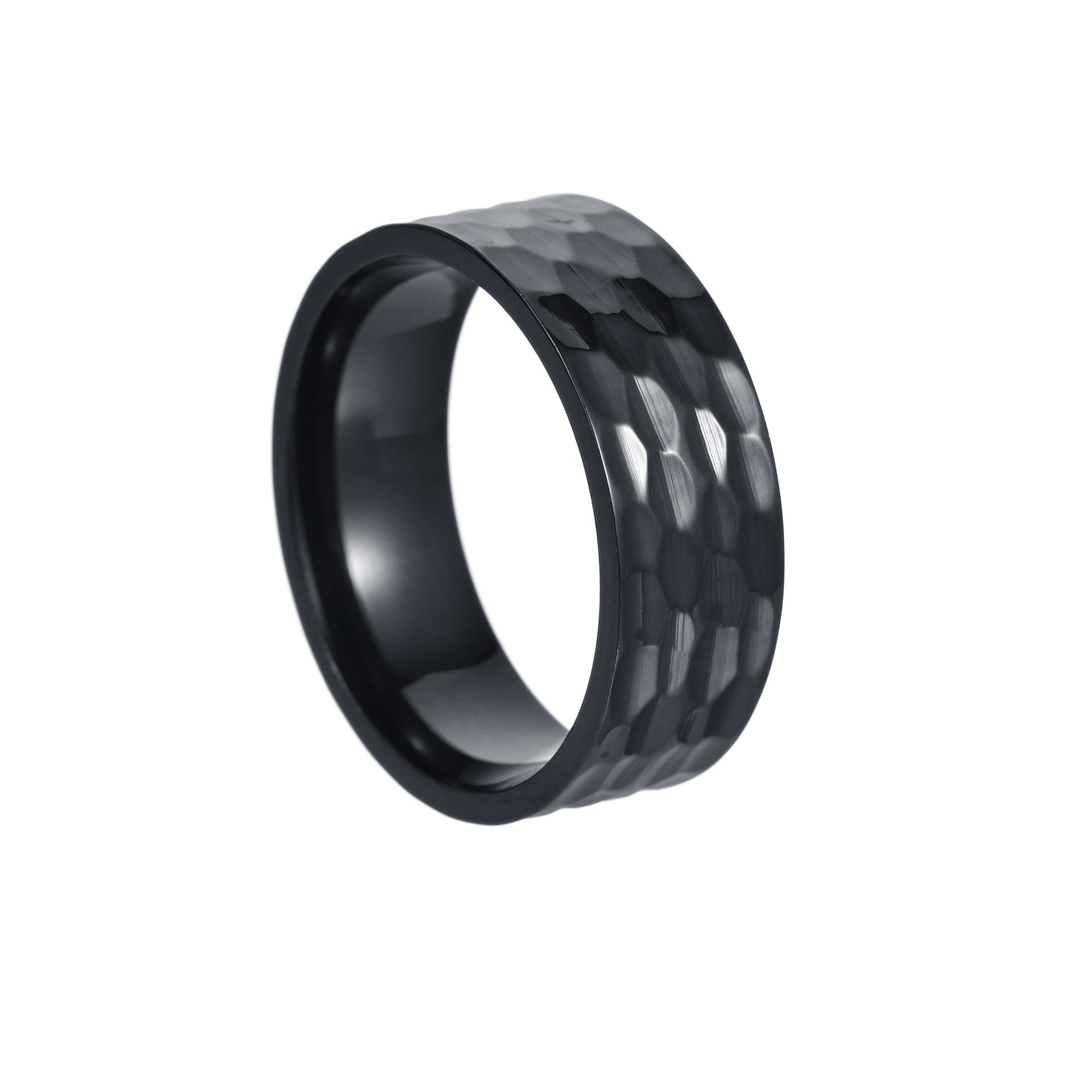 Unisex Gender Plating Design Fashion Solid Color 304 Stainless Steel Plating Gold Plated PVD Coated Unisex Rings Men Band Rings