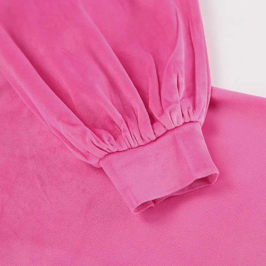 2024 hiver nouveau costume en velours mode européenne et américaine fermeture éclair à manches longues style sport pull à capuche costume décontracté_voghion.com