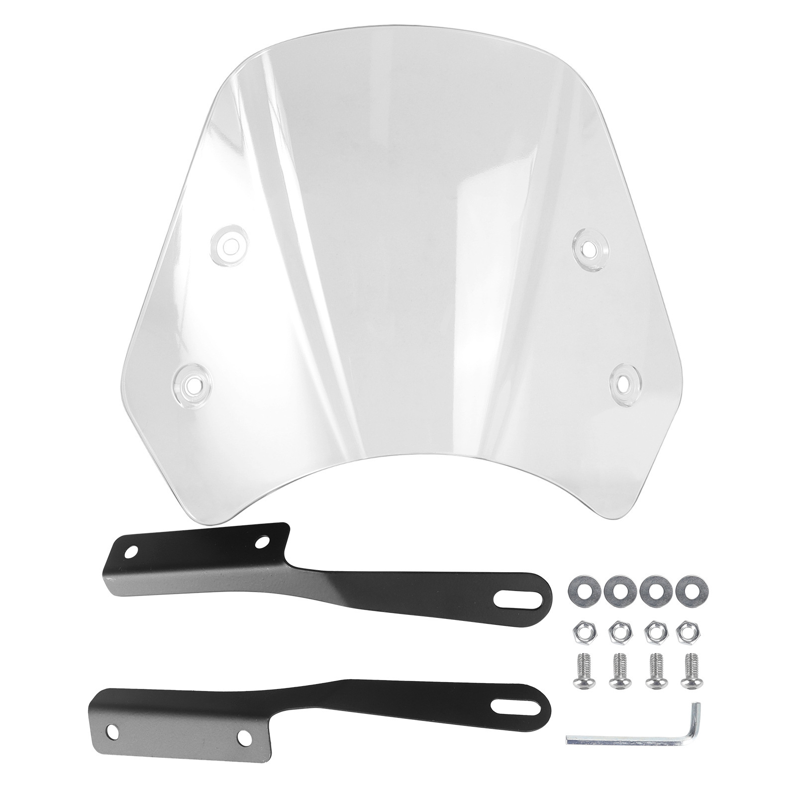Motorcycle Retro Modification 5-7inch Universal Headlight Headlight Retro Windshield Windproof Wind Deflector