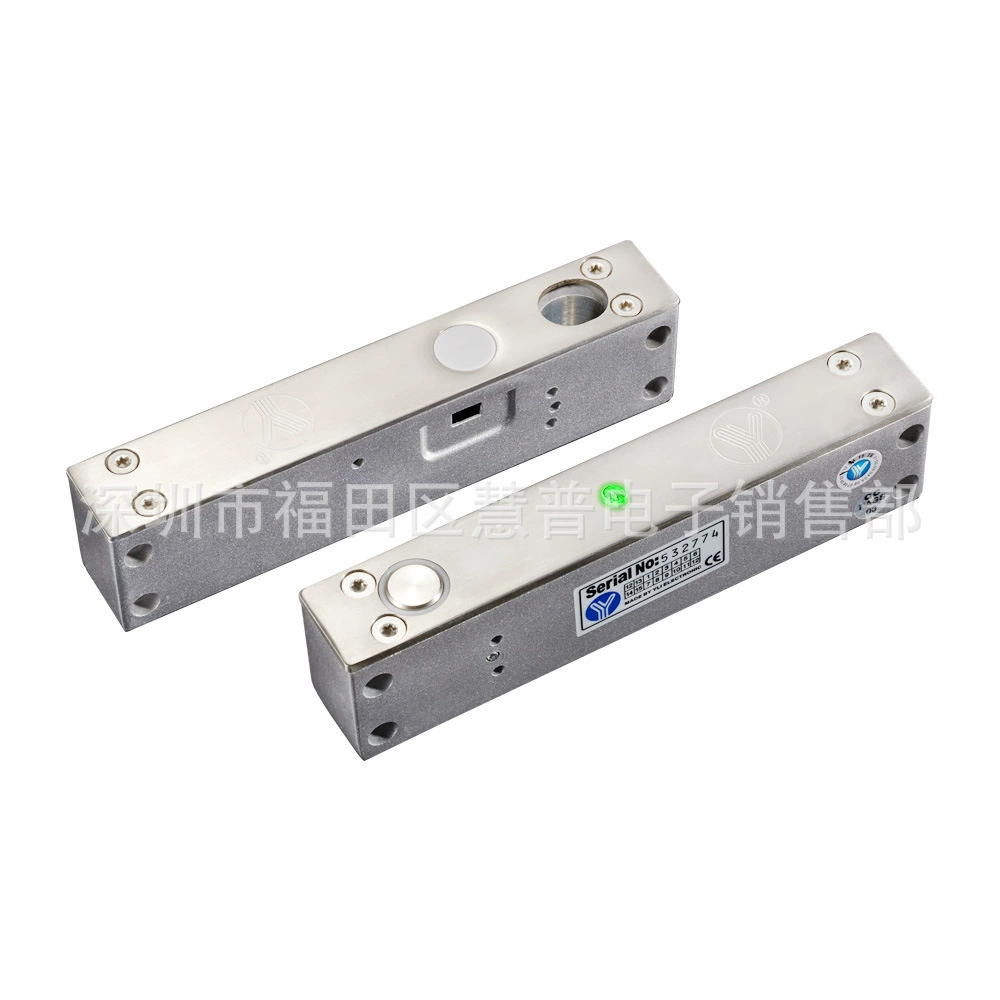 Yilin YB-500I(LED)I-образный дверной электрический замок с узкой рамой, открытый Электрический замок с вилкой