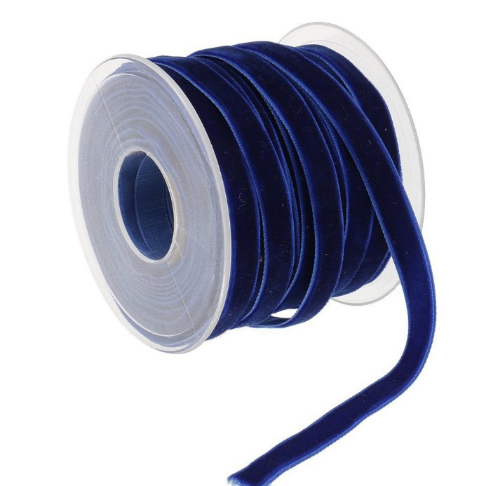 YZDIY 1cm banda de terciopelo unilateral ropa textil de nylon terciopelo correa de terciopelo collar cinta