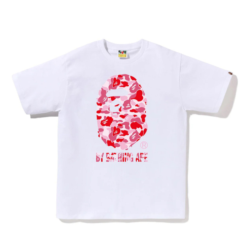 25SS 高品質ベイプ天井新猿頭純綿トップ男性と女性のための同じスタイルのラウンドネック半袖 T シャツ|undefined