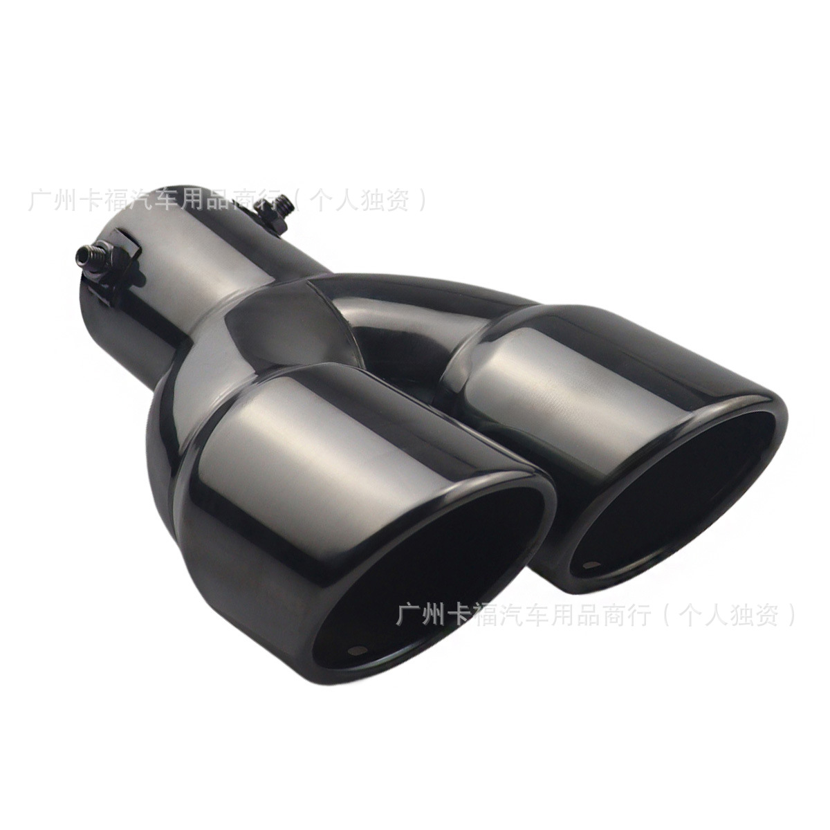 Exhaust pipe – Universal Burnt Blue Car - straight-gun-black