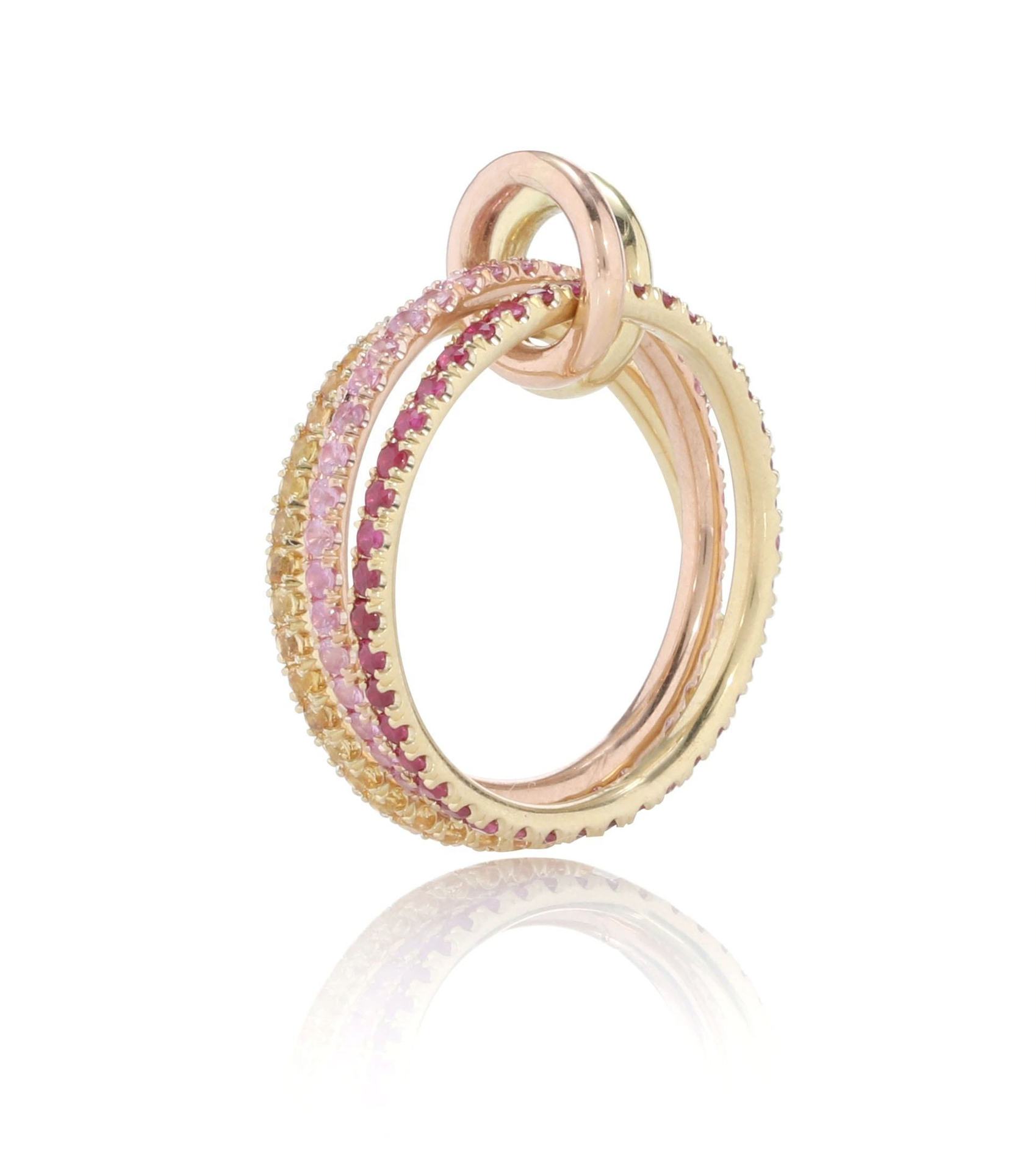 925 Sterling Silver Zircon Geometric Rings 925 Sterling Silver Rings display picture 2