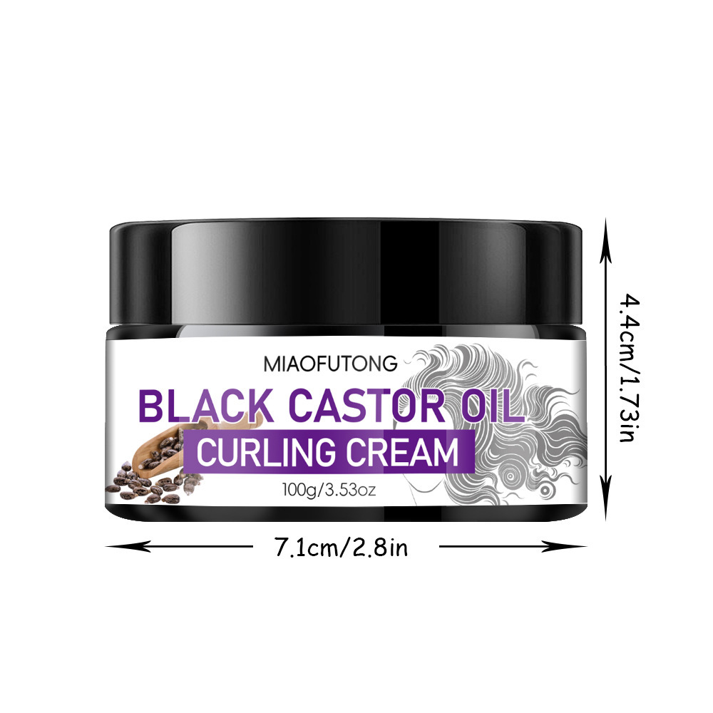 Especial transfronterizo para CURLDEFINING CREAM Crema de cabello rizado hidratante y esponjoso, modelado y modelado sin elastina dura image 11