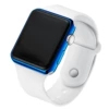 Blue white watch strap
