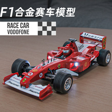 万宝1:32F1方程式赛车模型仿真合金声光回力儿童玩具汽车模型批发