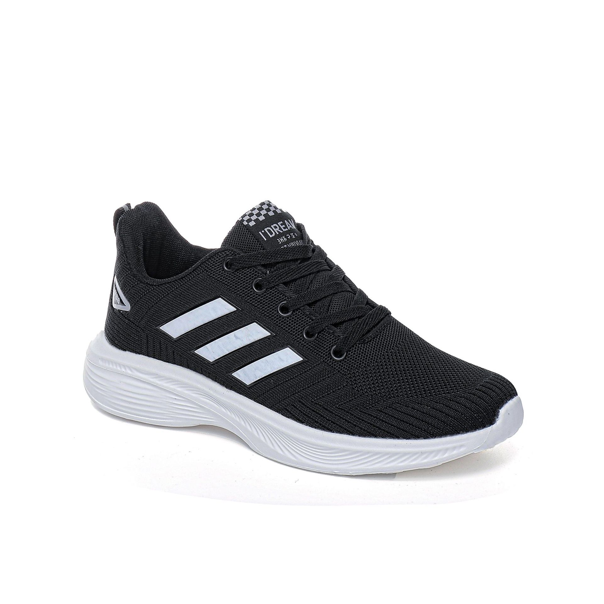 2025 otoño zapatos casuales de hombre zapatos de suela suave zapatos deportivos de carreras versátiles zapatos de tela negra transpirables