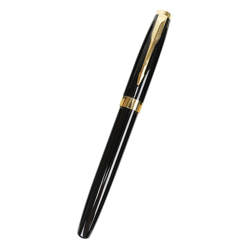 Wholesale metal signature pen black gel pen business gift pen advertising gift pen laser logo in stock
