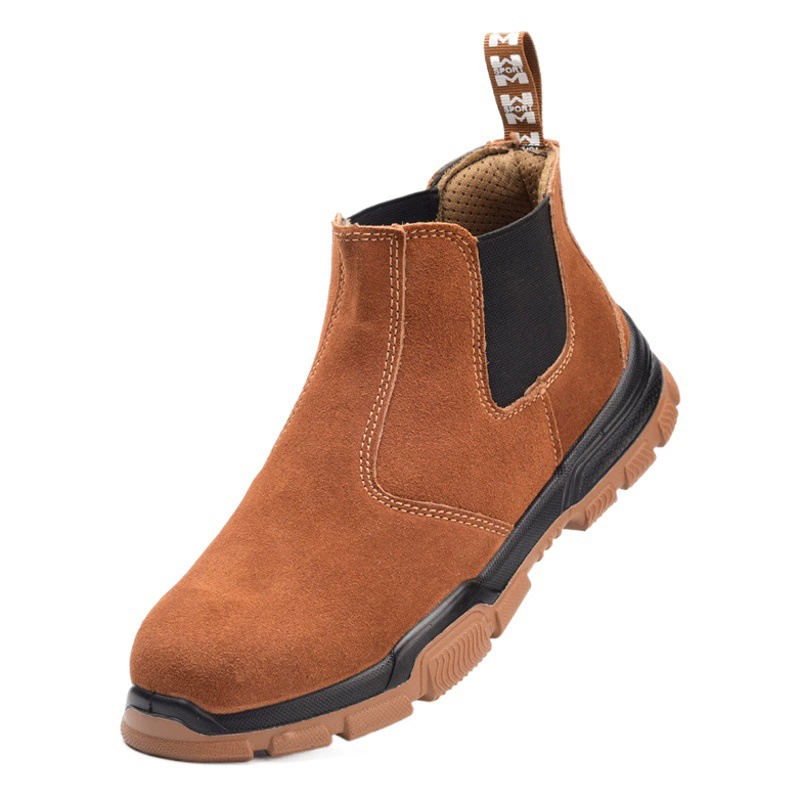 Защитная обувь для сварщика с одной педалью, Мужская стальная обувь Baotou с защитой от ударов, твердая износостойкая защитная Рабочая обувь