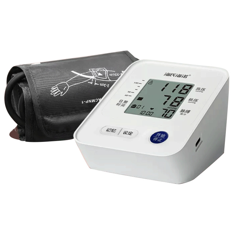 Instrumento de medición de esfigmomanómetro electrónico Heinuo de grado médico, probador automático de manguito doméstico de alta precisión, medidor de presión arterial