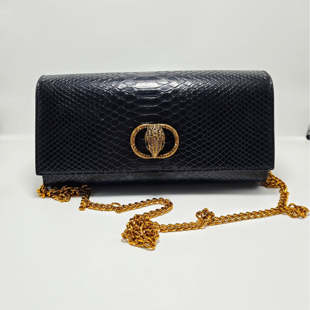 Kurt Geiger qadın çantası - silindrik formalı clutch əl çantası