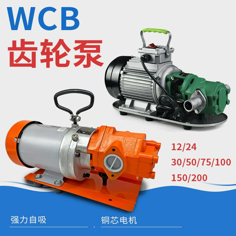 220 В электрический дизельный насос метаноловый масляный Насос самовсасывающий масляный насос WCB Гидравлический масляный насос