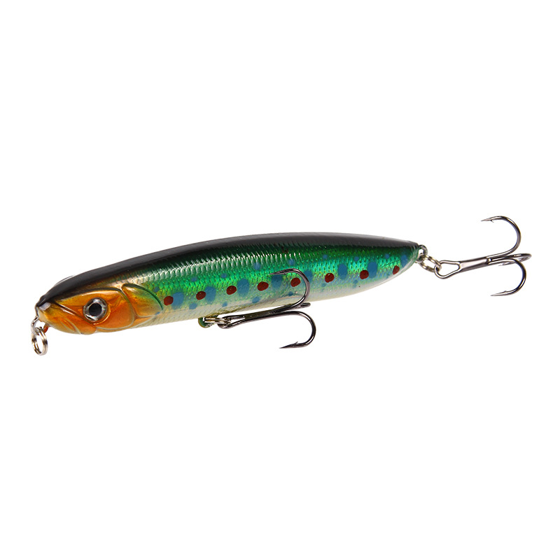 Floating Popper Fishing Lures 125mm 19g Hard Plastic Baits Fresh Water Bass Swimbait Tackle Gear