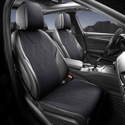 Cross-Border Car Seat Cushion, Summer Breathable Seat Cover, Universal for All Seasons, Suede Half-Cover Small Saddle Pad, Foreign Trade