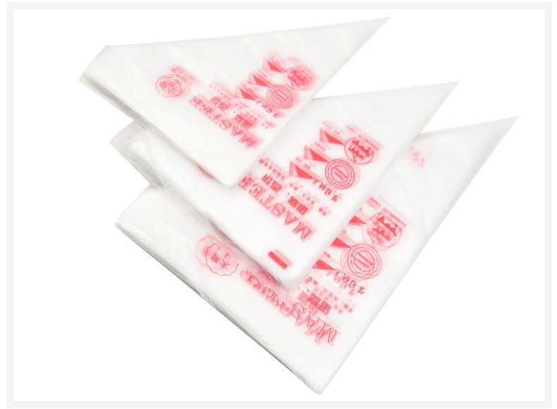 Disposable piping bag, piping tip, baking tool, cookie cream triangle piping bag, HDPE cream bag