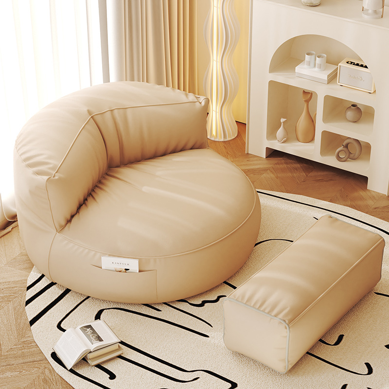 Dormitorio pequeño balcón se puede acostar bolsa de frijoles sala de estar casa tatami casa pequeño sofá red sofá perezoso hoja