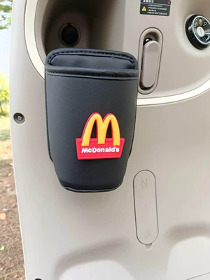 Car Electric Vehicle Motorcycle — Car cup holder/beverage holder - black-m-note